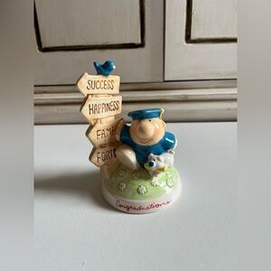 Vintage ‘89 ZIGGY Figurine Statue Graduation Gift Cake Topper “Congratulations”